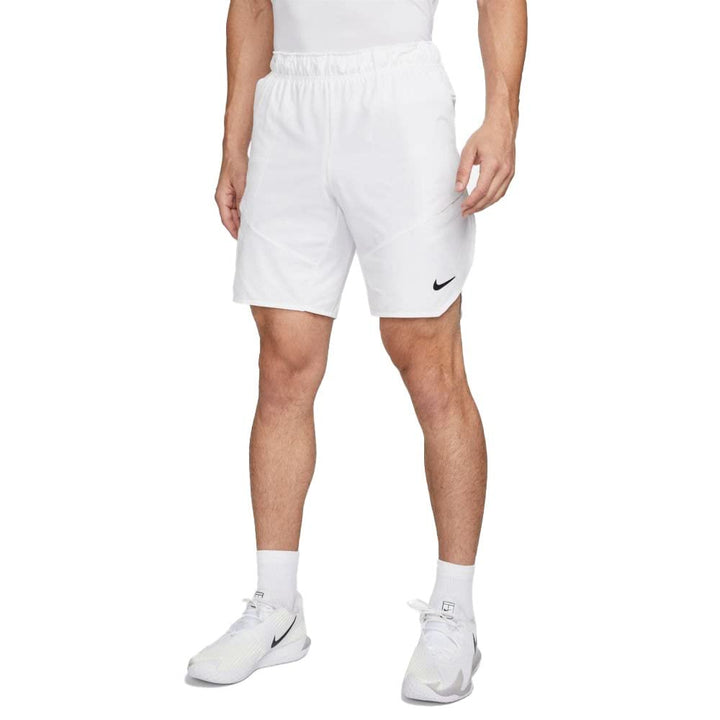 Nike Herren Short Nikecourt Dri-fit Advantage XXL White/Black, XXL White/Black