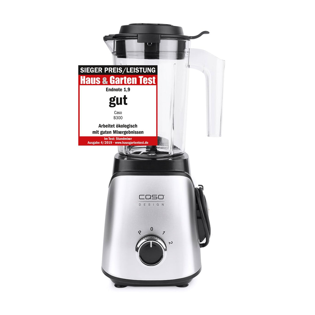 CASO B300 VacuServe – Mixer mit Vakuumfunktion, Smoothies/Shakes bleiben länger frisch,,hochwertige