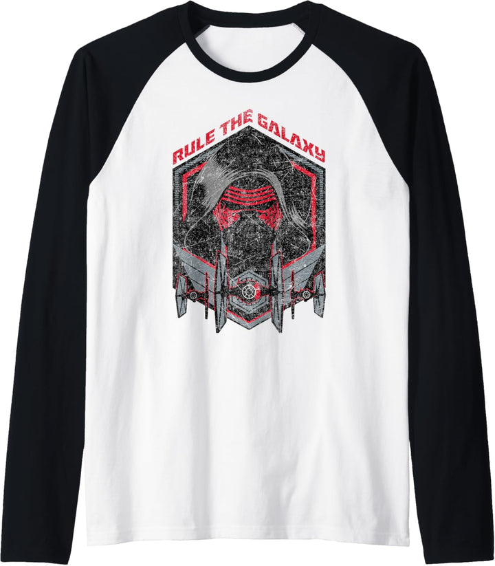Star Wars The Force Awakens Kylo Ren Rule The Galaxy Raglan