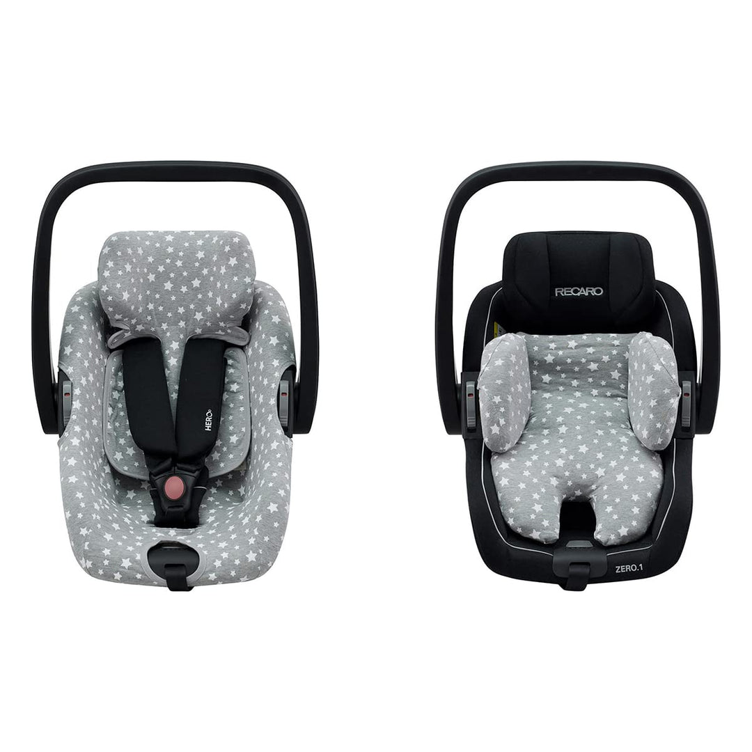 JYOKO KIDS Baumwollbezug kompatibel mit Maxi Cosi Recaro Zero, I-Size (Autositzbezug + Bezug fur Red