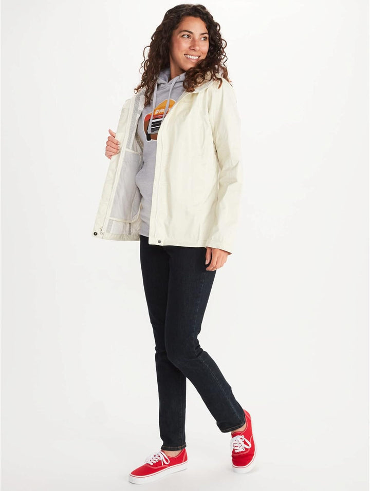 Marmot Damen Wm's PreCip Eco Jacket, Wasserdichte Regenjacke, winddichter Regenmantel, atmungsaktive