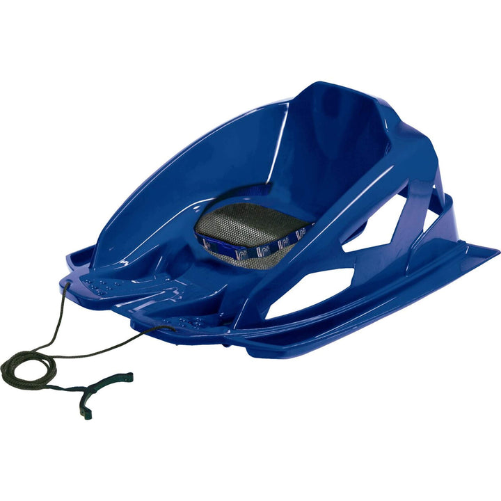 AlpenGaudi Bambino - sicherer Bob Schlitten für Kleinkinder mit hohen Seitenwänden, Sicherheitsgurt