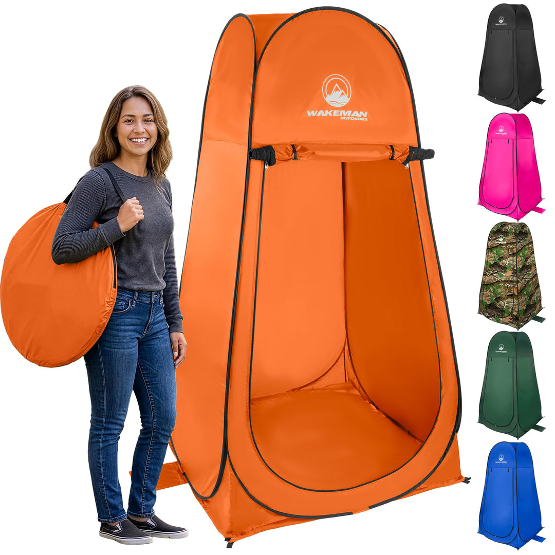 Pop-Up-Pod – Sichtschutz-Duschzelt, Ankleidezimmer oder tragbare Toilettenkabine mit Tragetasche für