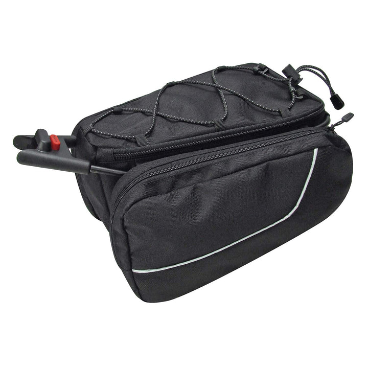 KLICKfix 868071 Satteltasche Contour Sport, Schwarz, 27 x 18 x 13 cm, 7 Liter, Schwarz