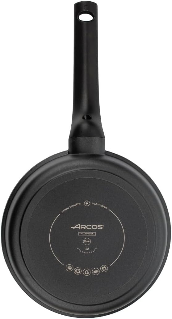 ARCOS Thera Antihaft-Pfanne 20 cm für Induktion, Gas und Glaskeramik Kleine Küchenpfanne aus Aluguss