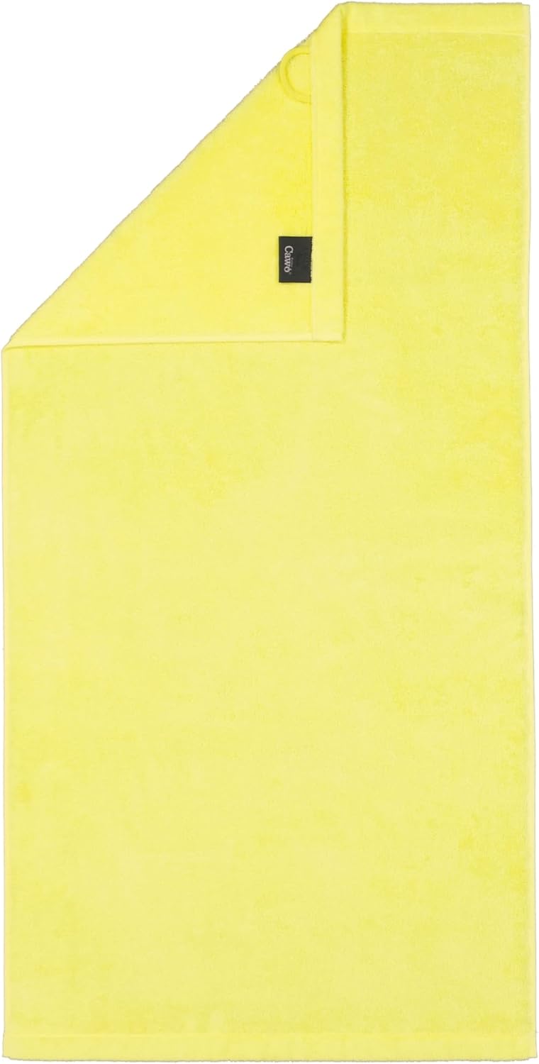 CAWÖ Home Handtücher Life Style Uni 7007 Lemon - 501 Duschtuch 70x140 cm, Duschtuch 70x140 cm