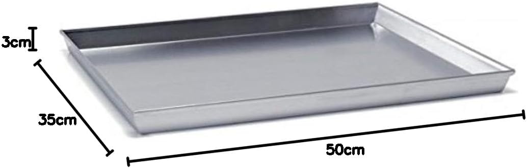 Ballarini - Teglia 50x35 ANG.svas.allum. 50 x 35 cm, 50 x 35 cm