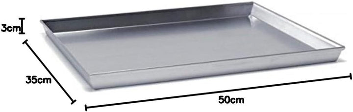 Ballarini - Teglia 50x35 ANG.svas.allum. 50 x 35 cm, 50 x 35 cm