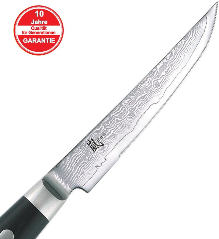 Yaxell Ran 69 Steakmesser 11cm Micarta - 69 Lagen Damastmesser