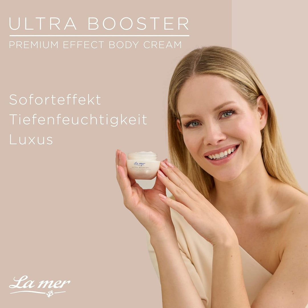 La mer Ultra Booster Premium Effect Body Cream - Feuchtigkeitsbooster mit Langzeiteffekt - Schützt v