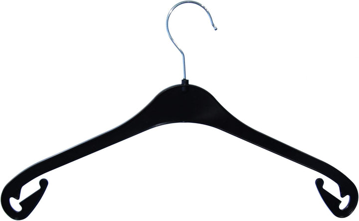Kleiderbügel aus Kunststoff, 20 St. Kunststoffbügel 38 cm, schwarz