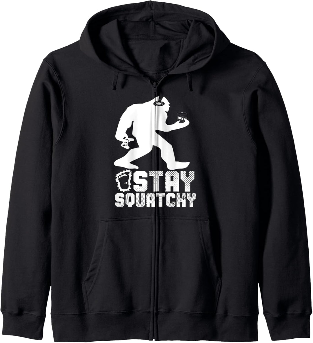 Bleib knackiger Bigfoot Kapuzenjacke