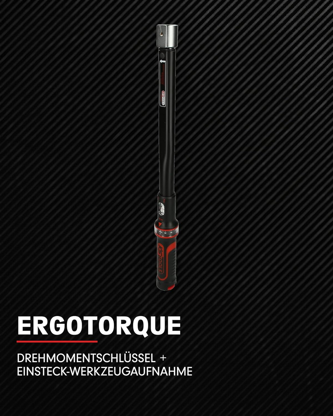 KS TOOLS 516.1652 ERGOTORQUE Präzisions-Drehmomentschlüssel, 14x18 - 40-200 Nm 14x18 mm - 40-200 Nm