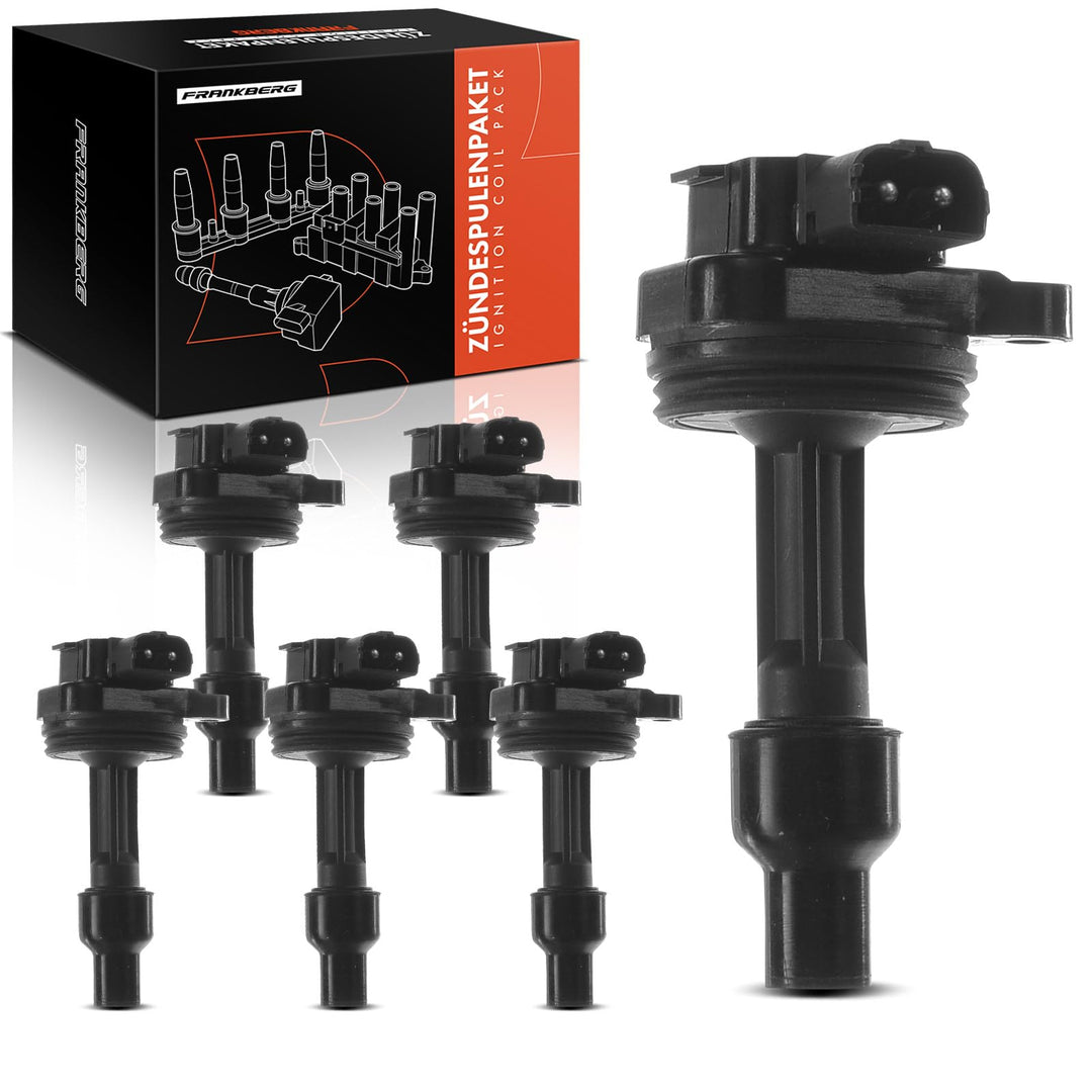 6x Zündspule Zündmodul für 960 964 965 960 II 964 965 S90 V90 2.5L 2.9L 1990-1998 Sechs Stück, Sechs
