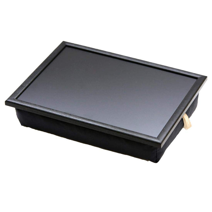 Andrew´s Knietablett Laptray mit Kissen Tablett für Laptop Schwarz Uni