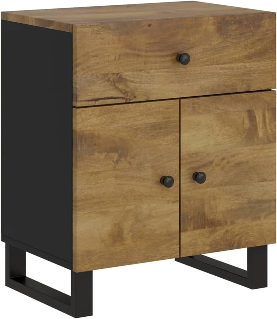 Tidyard Nachttisch Nachtschrank Nachtkonsole Nachtkommode Nachtschränckchen Badschrank 50 x 33 x 60