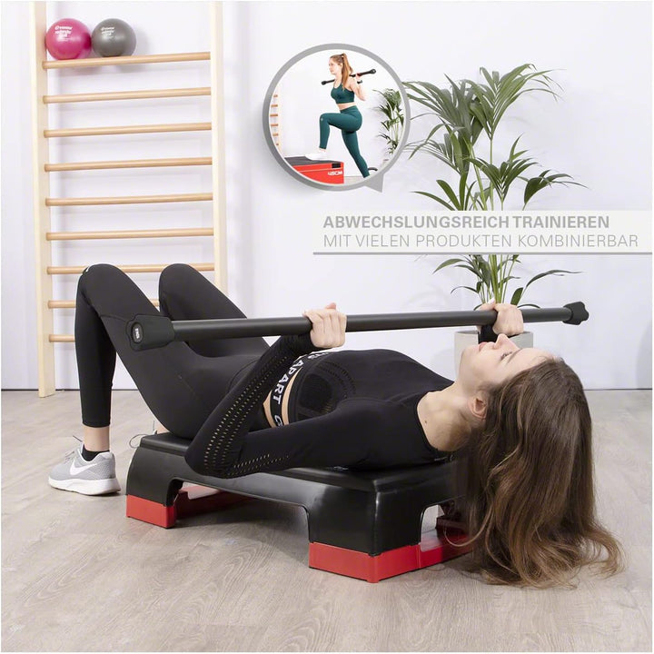 Sport-Tec Gewichtsstange, Hantelstange, Langhantel, Gewichtsstab, Aufbewahrungsständer J - 10 kg - s