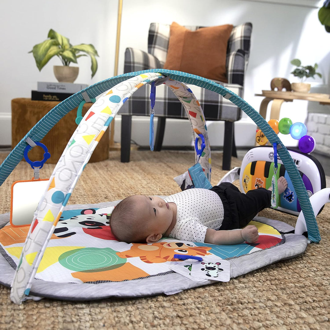 Baby Einstein, 4 in 1 Kickin' Tunes Spieldecke mit 70+ Geräuschen, 25+ Minuten Musik, Erlebnisdecke