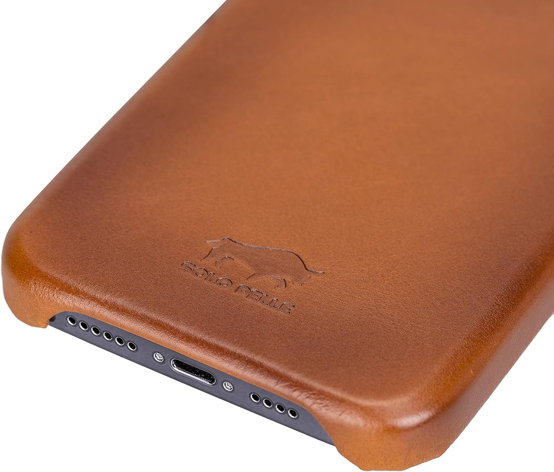 Solo Pelle Lederhülle für das iPhone 13 Pro Max in 6.7 Zoll Princeton Case Leder Hülle Ledertasche B