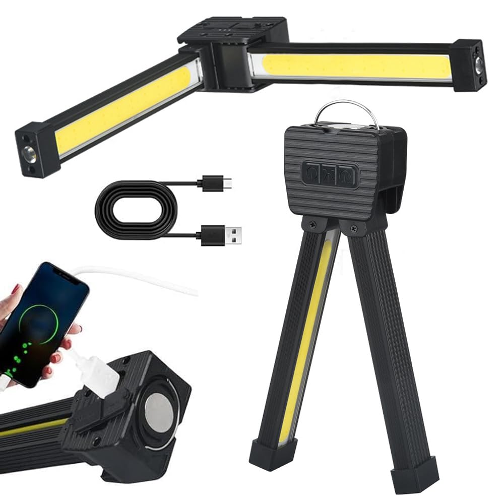 Posing Lamp Gym, Gym Lamp for Posing, Wiederaufladbare LED Arbeitsleuchte, Magnetic LED Flashlight,