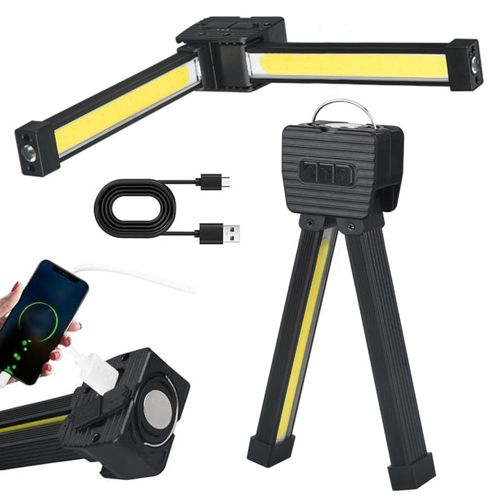 Posing Lamp Gym, Gym Lamp for Posing, Wiederaufladbare LED Arbeitsleuchte, Magnetic LED Flashlight,