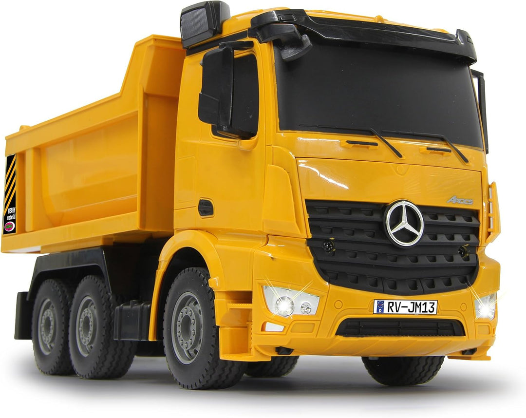 JAMARA 405108 - Muldenkipper Mercedes Arocs 1:26 2,4G - Kippmulde hoch / runter, Licht vorne, profil