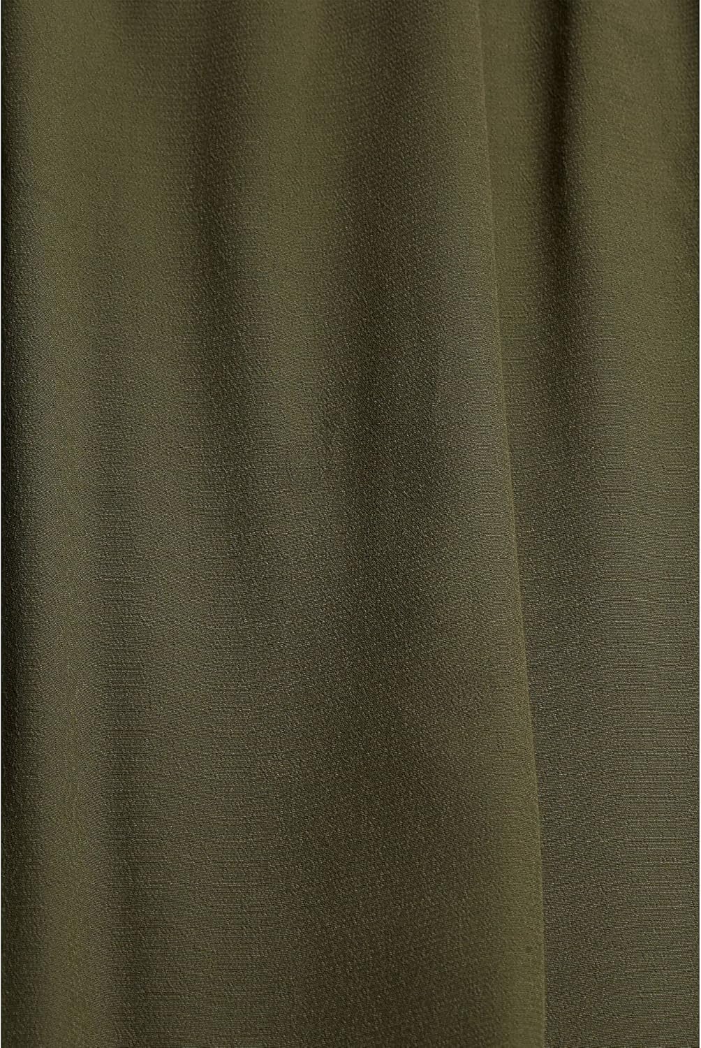 edc by ESPRIT Damen Kleid 051cc1e308 36 350/Khaki Green, 36 350/Khaki Green