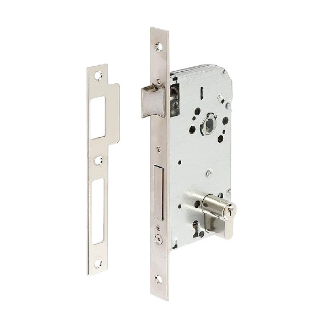 Tesa 130 – Schloss tiefgezogen quadratisch/A C8 50 mm Eisen Nickel Vernickelt Entrada 50mm 130/Quadr