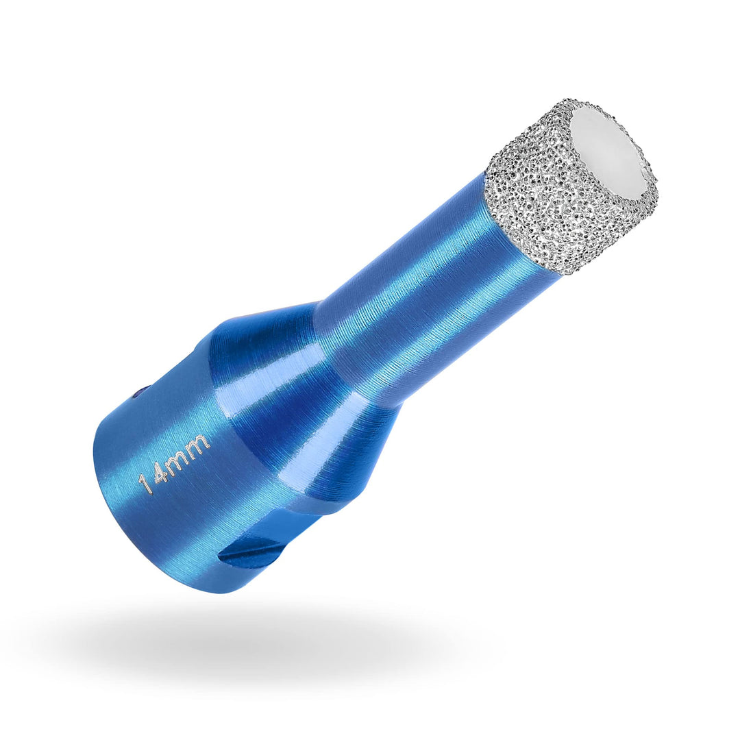 Profi Fliesenbohrer 14mm x M14 - Diamantbohrer für harte Fliesen, Feinsteinzeug uvm. Diamantbohrkron