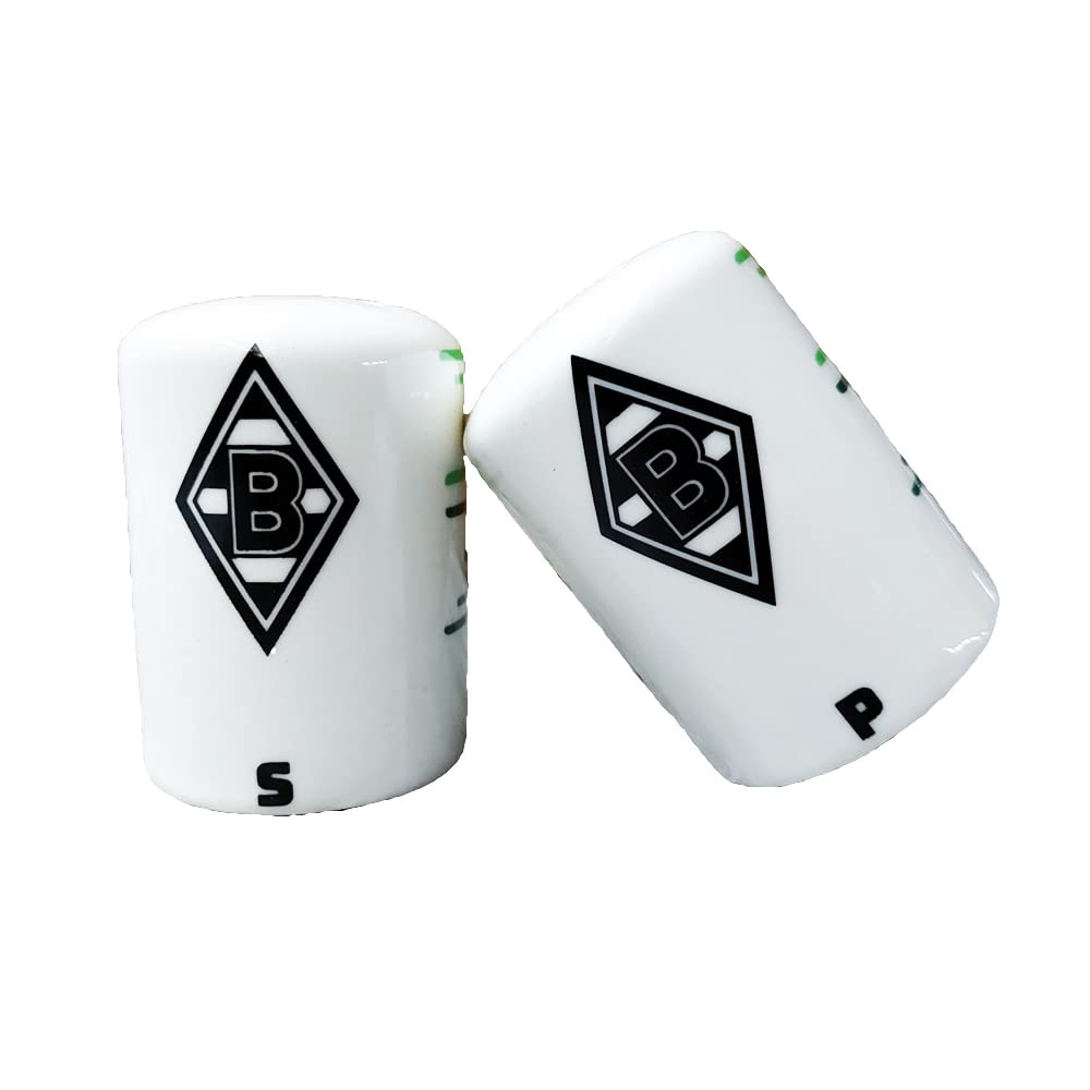 Borussia Mönchengladbach Salz- &amp; Pfefferstreuer Streifen | Offizieller Fanartikel Fohlenshop | Gladb