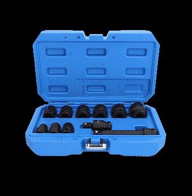 BRILLIANT TOOLS BT022645 1/2" Kraft-Stecknuss-Satz, sechskant, 11-TLG. [Powered by KS Tools]