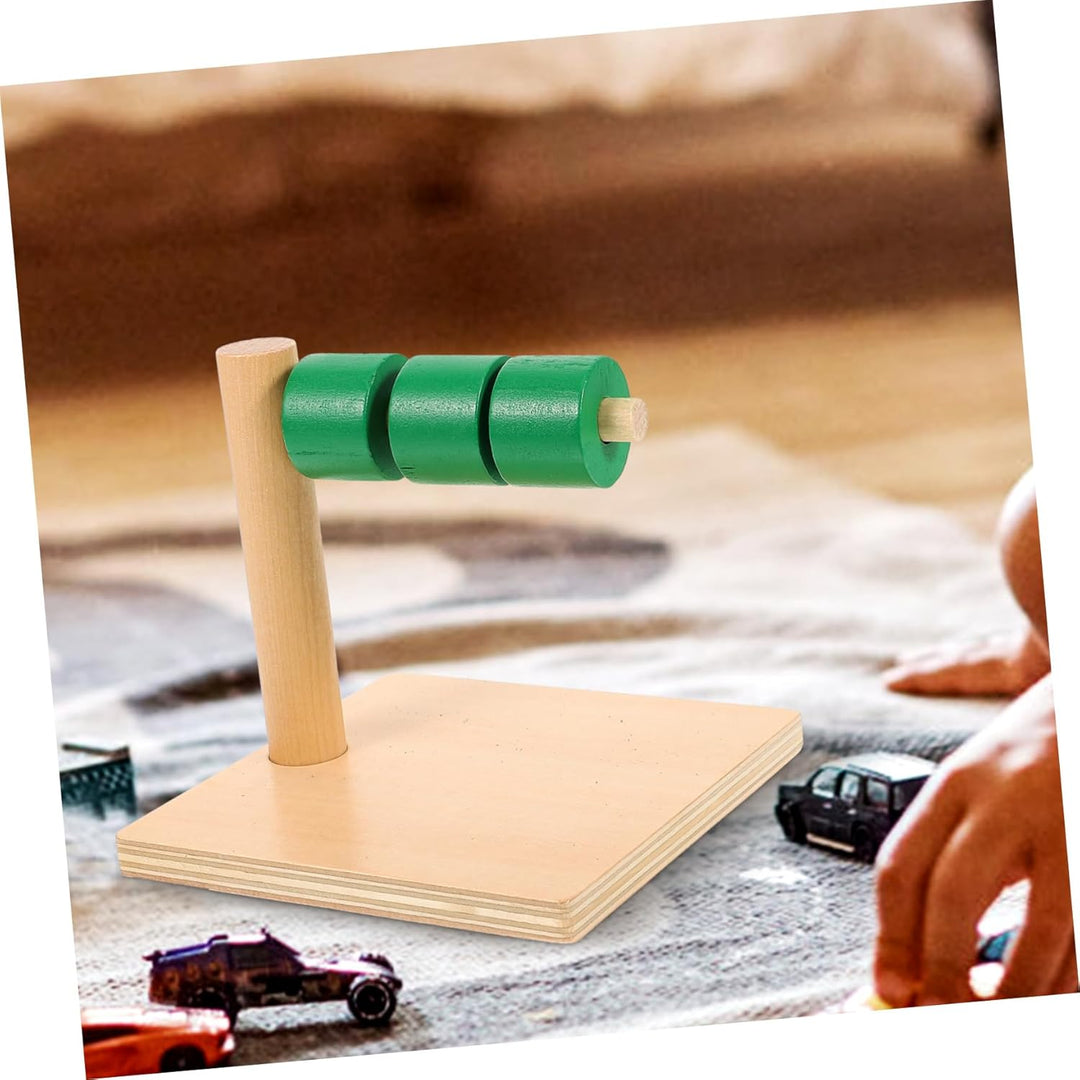TOYANDONA Holzscheiben Horizontalem Spielzeug Lernscheiben Horizontalem Spielzeug Sensorische Scheib