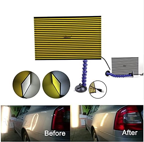 Dent Check Reflektorplatte, lackfreies Dellenreparatur-Entfernungswerkzeug Dent Check Reflecto Panel