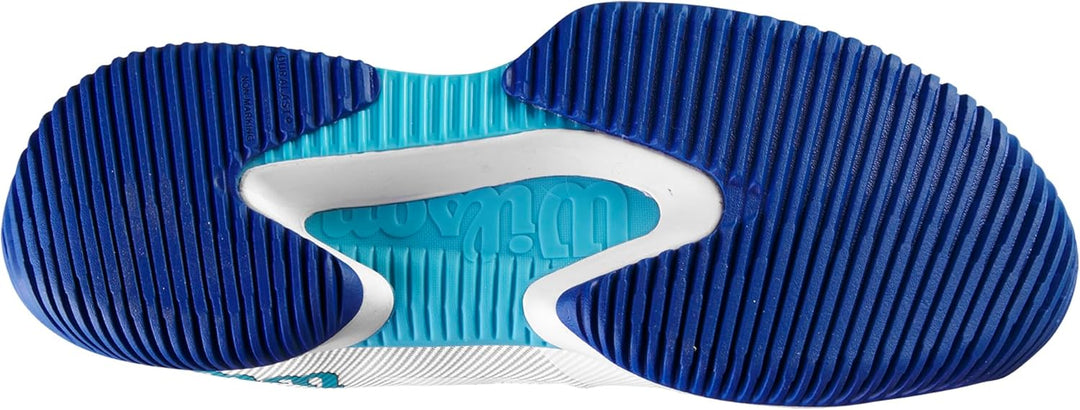 Wilson Herren KAOS Swift 1.5 Sneaker 46 2/3 EU White Blue Atoll Lapis Blue, 46 2/3 EU White Blue Ato