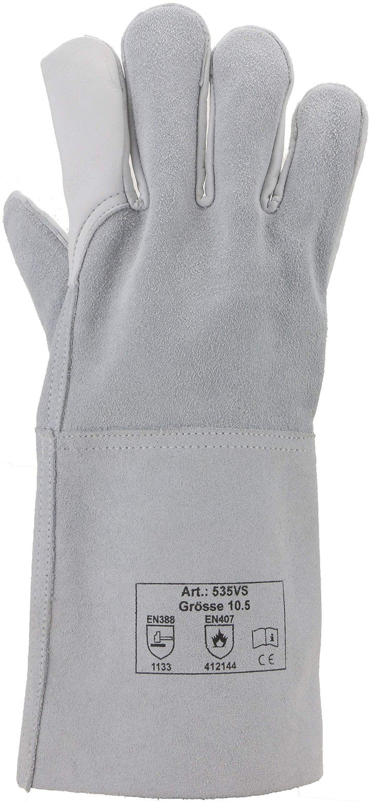 ASATEX Schweisser-Handschuh - Rindleder 535VS, naturfarben (12 Paar)
