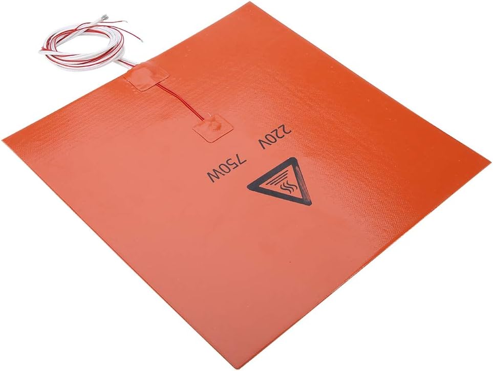 Beheiztes 3D-Pinter-Silikonbett mit Kleberücken, 3D-Druckerzubehör Hot Bed Pad, Umwandlung in hohe t