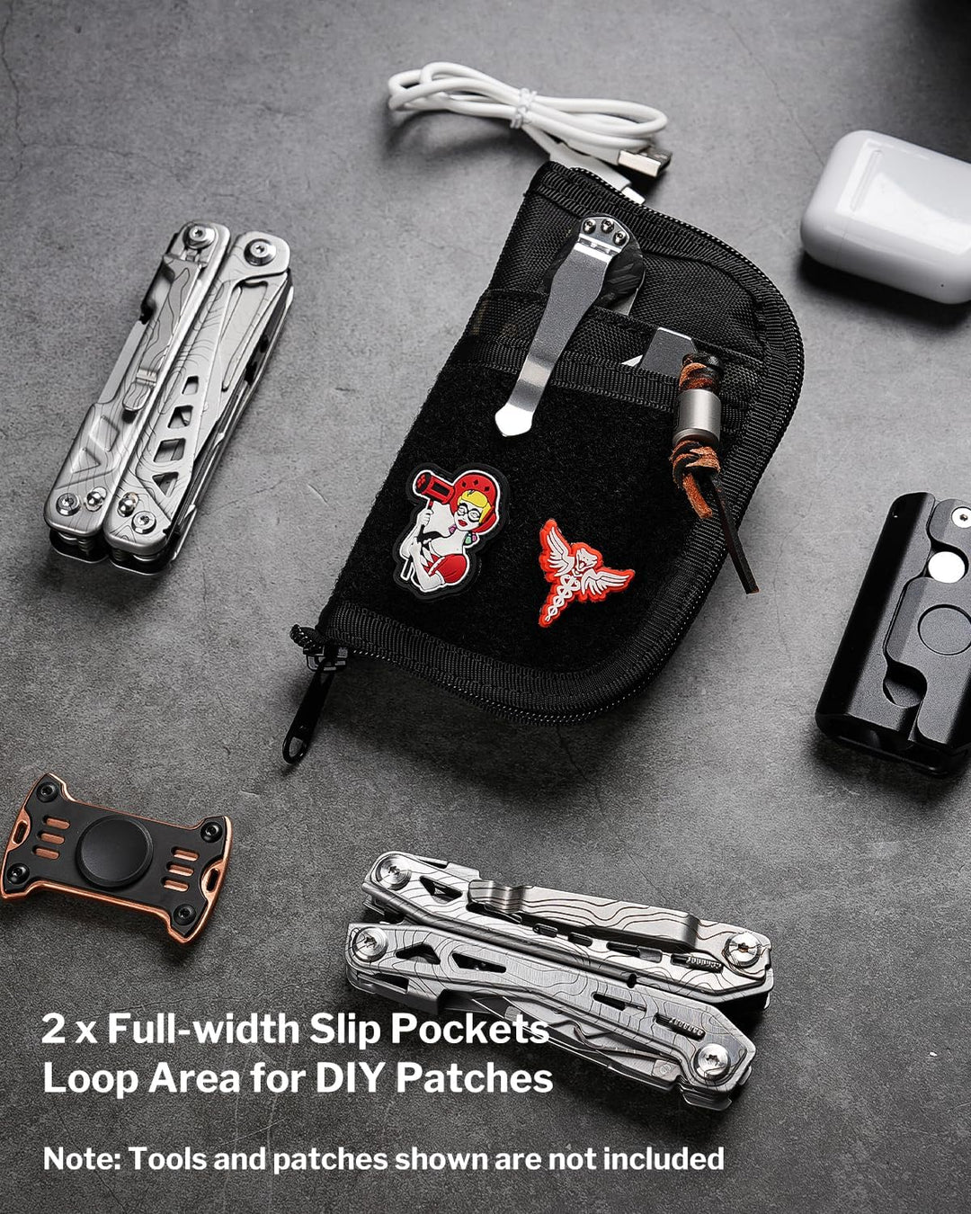VIPERADE VE10 EDC Multitool Pouch Organizer Multifonction Durable Nylon Tool Pocket Pouch Tools Sche