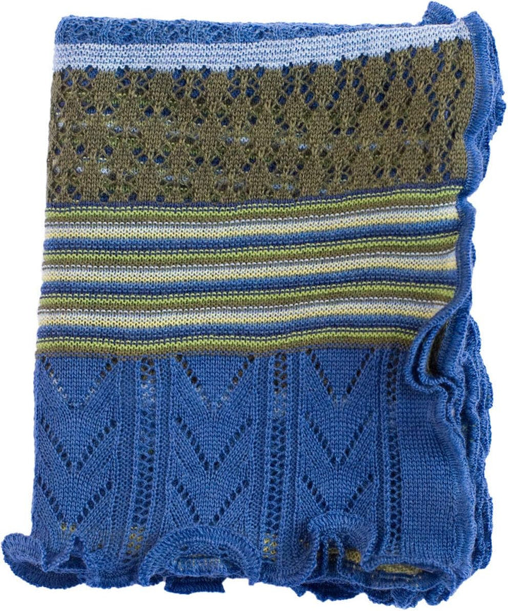 Invero, Merino Schal Manu, 100% Wolle Lagune, Lagune