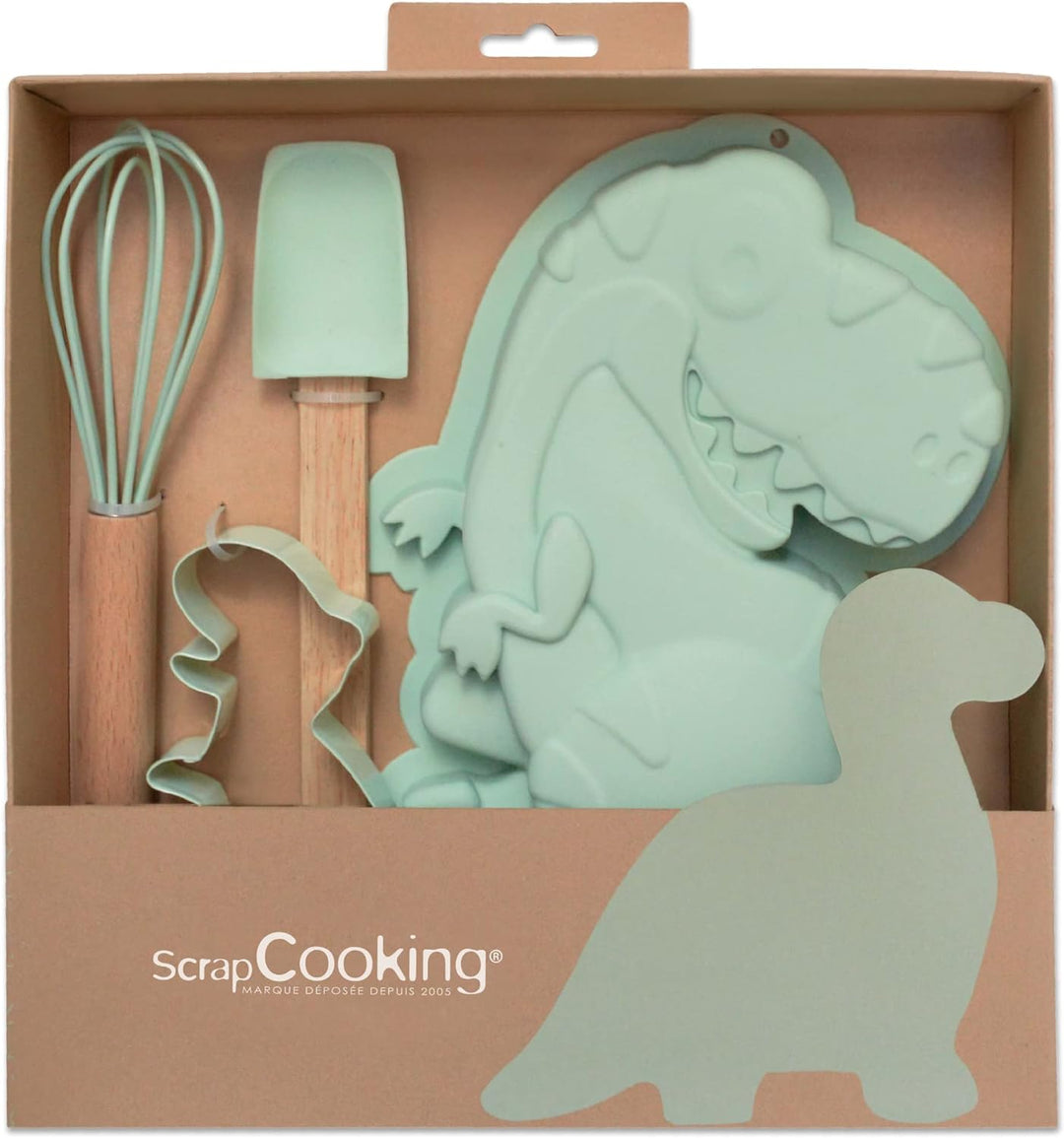 SCRAP COOKING 1134 Backutensilien-Set Dino