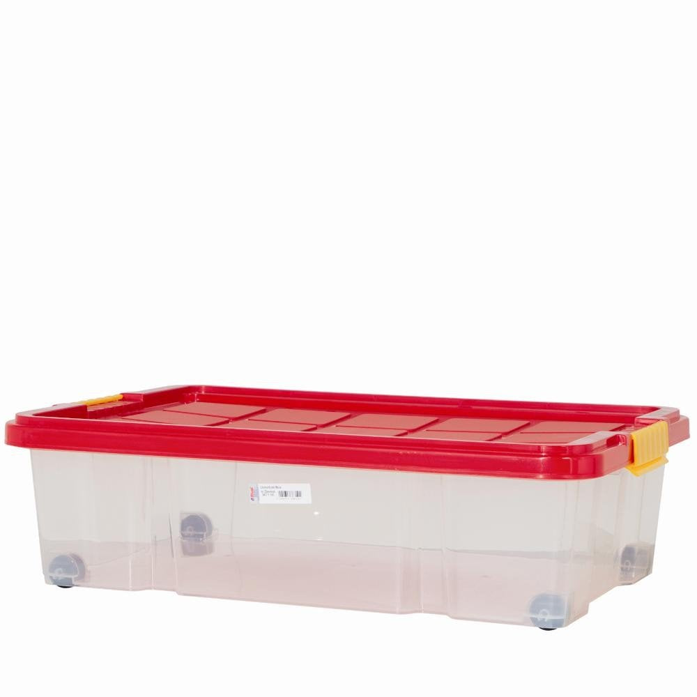 Unimet 367100 Unterbrettbox, Kunststoff, rot, 60 x 40 x 18 cm