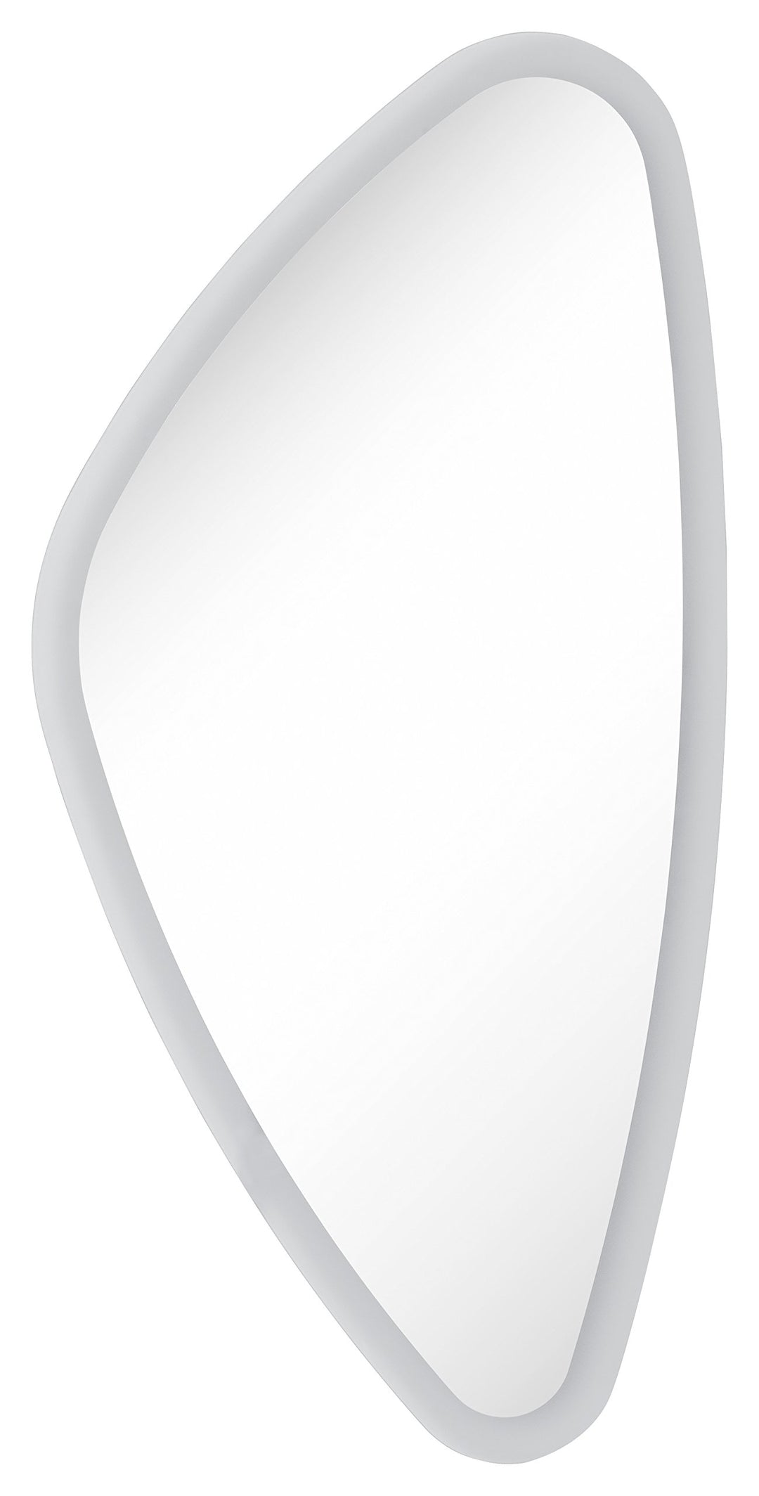 FACKELMANN LED Spiegel Organic Mirrors/Wandspiegel mit umlaufender LED-Beleuchtung/Masse (B x H x T)