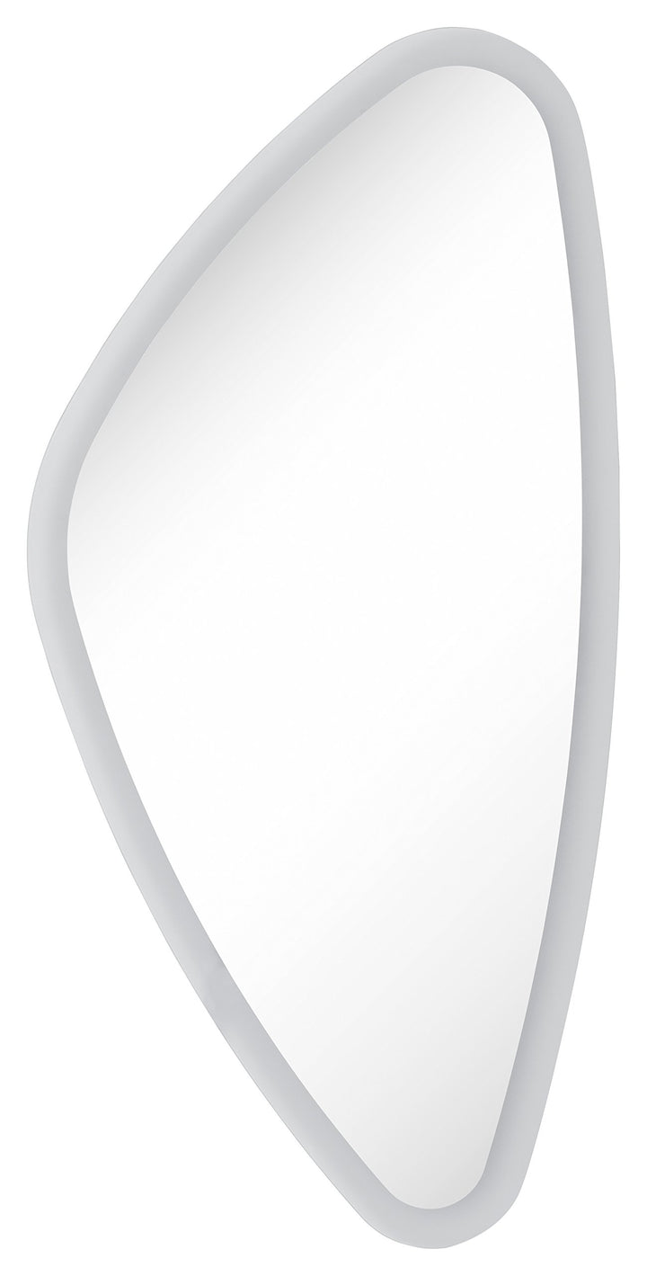 FACKELMANN LED Spiegel Organic Mirrors/Wandspiegel mit umlaufender LED-Beleuchtung/Masse (B x H x T)