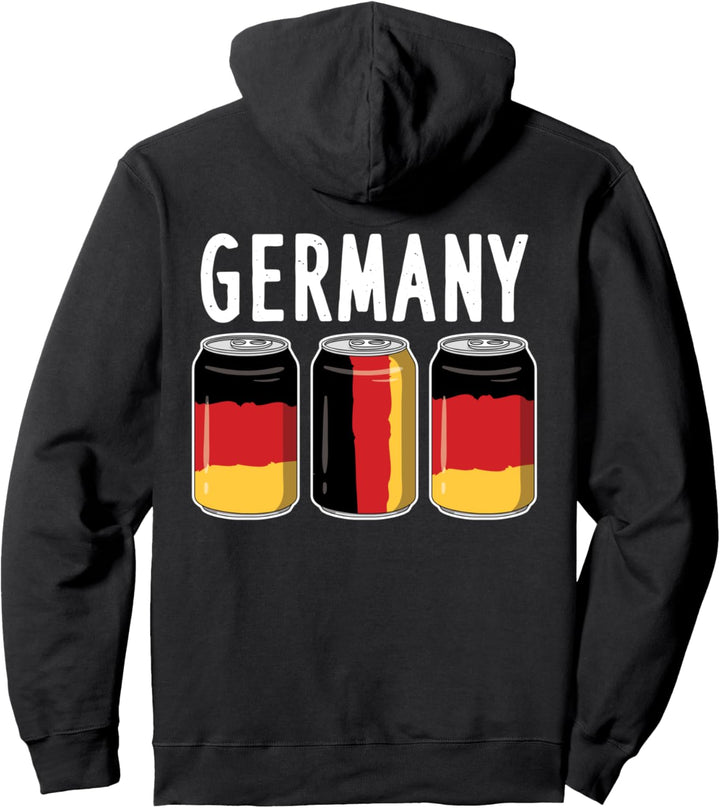 Deutschland Fahne Deutsche Flagge Getränkedosen Deutschland Pullover Hoodie