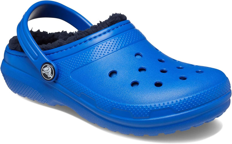 Crocs Unisex Kinder Baya Lined T Clogs 28/29 EU Blue Bolt, 28/29 EU Blue Bolt