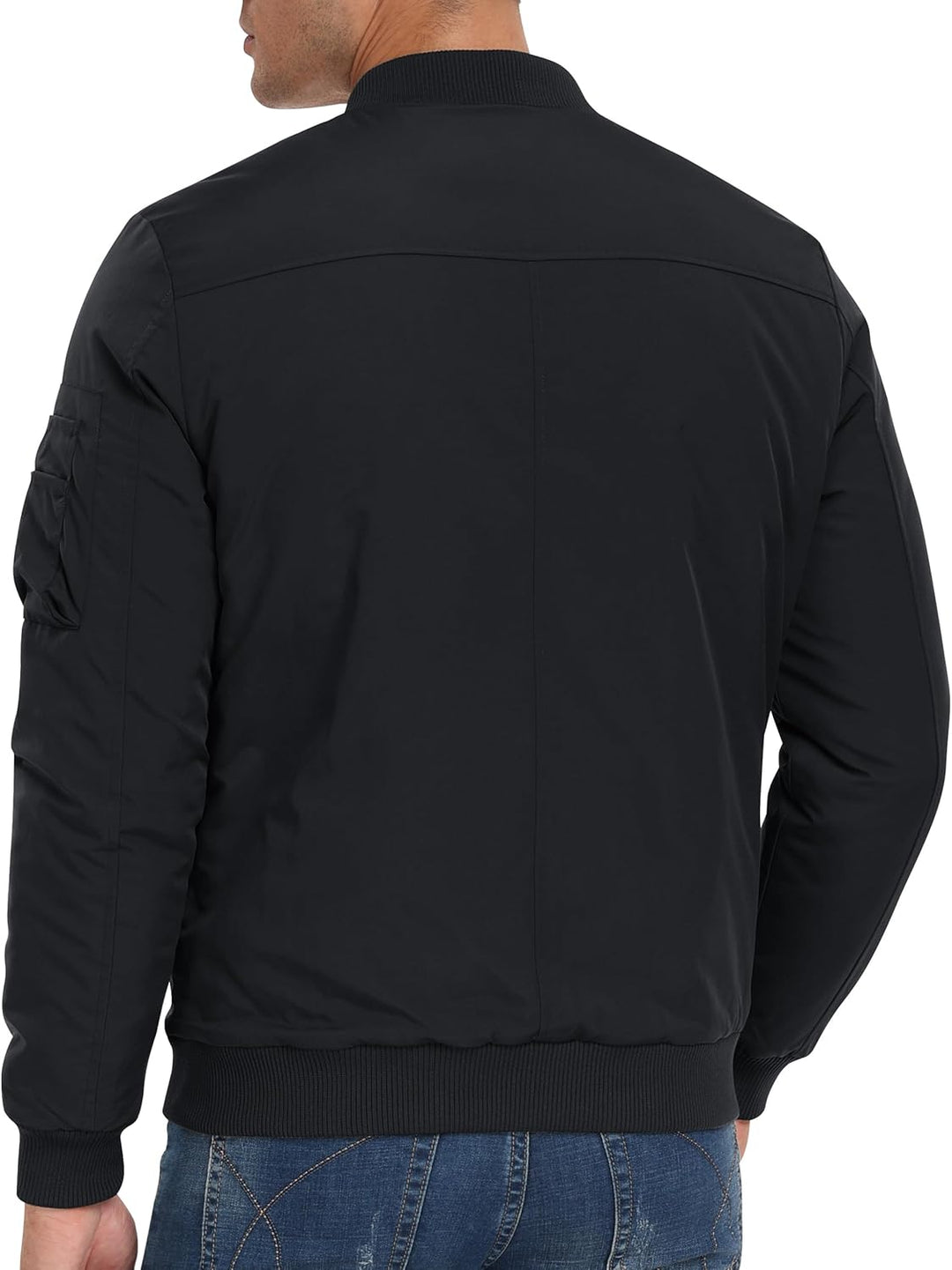 MoFiz Bomberjacke Herren Warm Gefüttert Winterjacke Übergangsjacke US Fliegerjacke Militär Bomber St