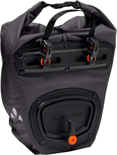 VAUDE Vorderradtaschen Aqua Front Light, Ultraleichte Vorderradtasche zum Radfahren, Black, one Size