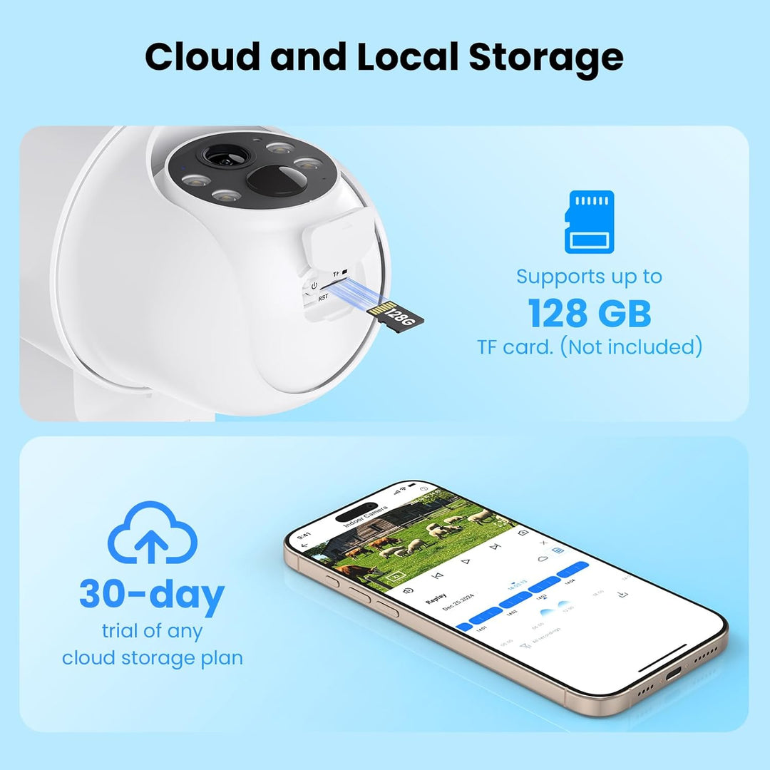 GALAYOU 4G LTE Überwachungskamera Aussen Akku Solar - 2K Kamera Überwachung Aussen mit SIM Karte, Oh