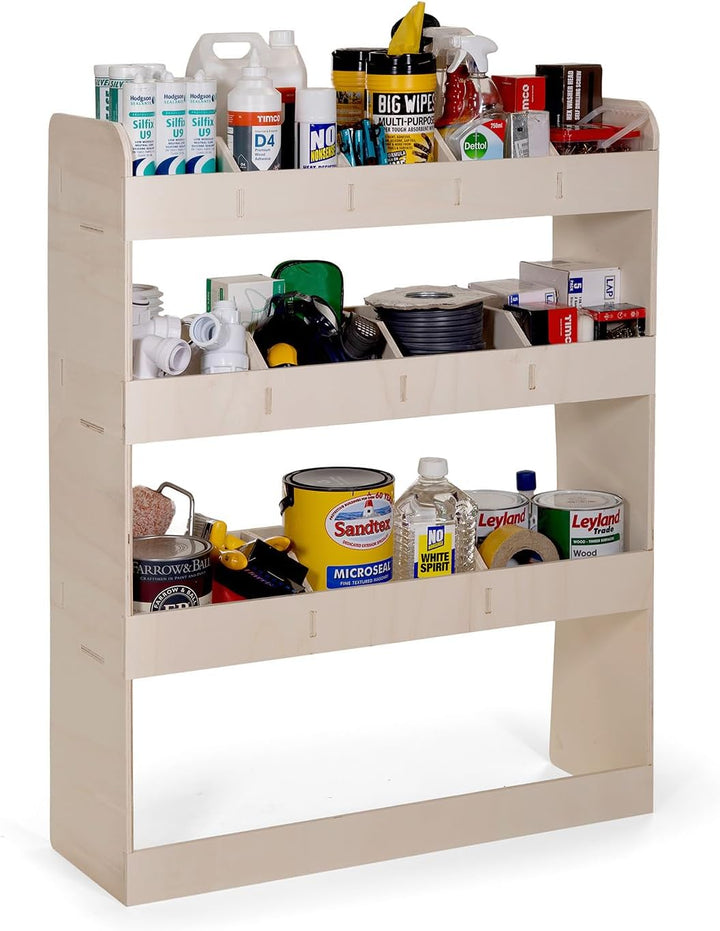 VANIFY - Kompatibel mit Volkswagen Transporter T5 T6 L1 2003+ Fahrzeugeinrichtung Fahrzeugregale, Be