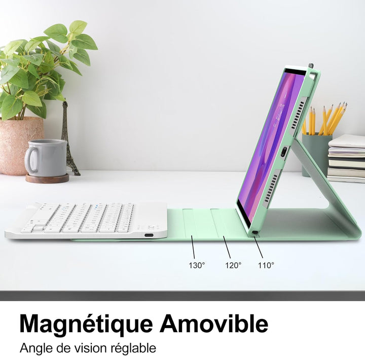 Hülle Tastatur für Lenovo Idea Tab 11 Zoll 2025/Lenovo Tab M11 11 Zoll 2024 | Mit Magnetisch Abnehmb