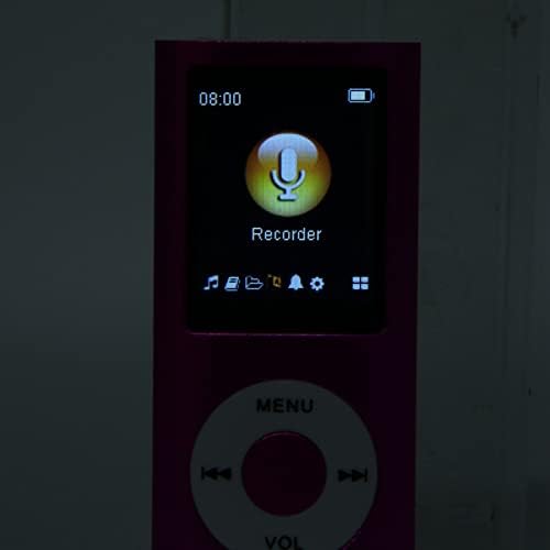 mp3 Player Kinder, 1,8 Zoll Player unterstützt Speicherkarte, ultradünner LCD MP3 Player mit Bluetoo